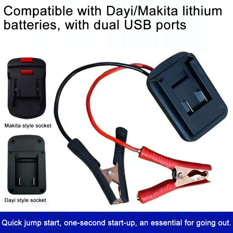 Car Lithium Battery Emergency Starter Power Supply, For Dayi, For Makita