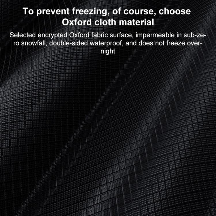 SUITU ST-3960 Universal Car Oxford Fabric Snow and Sun Protection Magnetic Front Windshield Half Cover