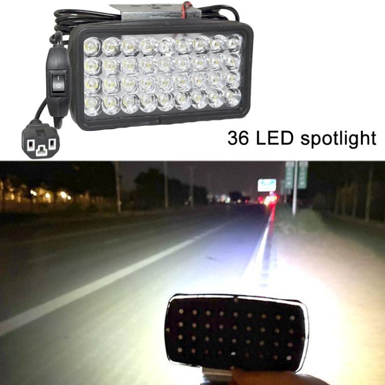 DC12-85V Motorcycle High-intensity LED Spotlight, Ultra-bright 15 LEDs + Screw, 15 LEDs + Screw + Switch + Clamp + 2.5m Plug, Ultra-bright 30 LEDs + Screw, 30 LEDs + Screw + Switch + Clamp + 2.5m Plug, Ultra-bright 36 LEDs + Screw                      ...