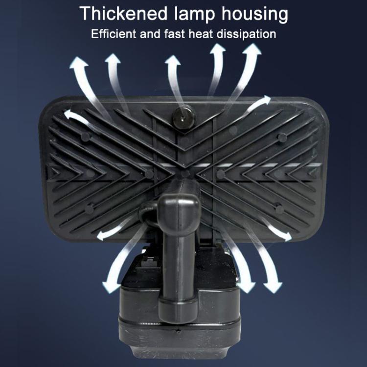 Outdoor Portable Dual USB LED Emergency Work Light, For Makita Battery Slot, 3 inch Square High Beam, 4 inch Square High and Low Beam, 5 inch Square High and Low Beam, 8 inch Square High and Low Beam