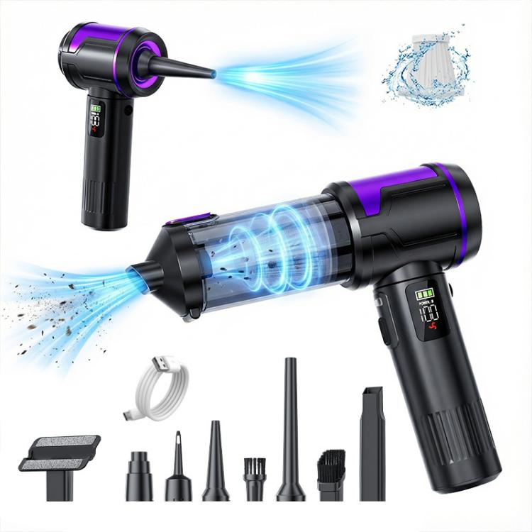 SUITU ST-6708APlus Digital Display Handheld Blow Suction Combo Car Brushless Motor Vacuum Cleaner