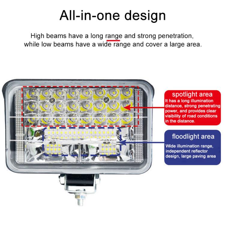 DC 12V-80V LED Super Bright Headlight Beam Driving Light for Electric Vehicle, Tractor, ATV/UTV, 15-LEDs Single Light, 3 inch 18-LEDs Single Light, 4 inch 30-LEDs High Low Light, 5 inch 48-LEDs High Low Light, 7 inch 57-LEDs High Low Light             ...