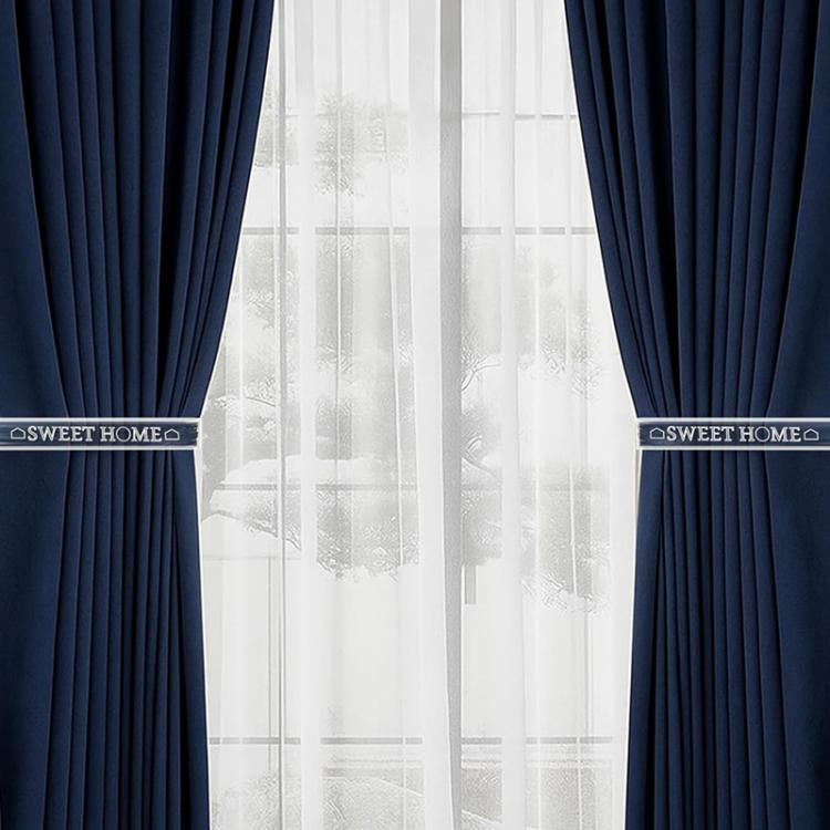 1 Pair/Pack Clear Acrylic Curtain Tieback Holder Curtain Clips, Support Drill-free and Drilled Installation