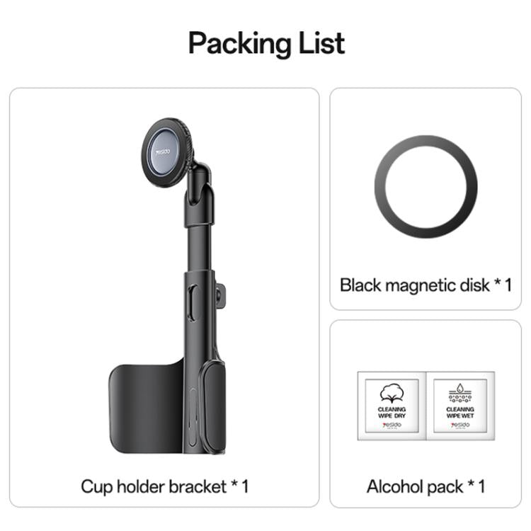 Yesido C230 Card-Embedded Car Water Cup Base Magnetic Phone Holder, C230