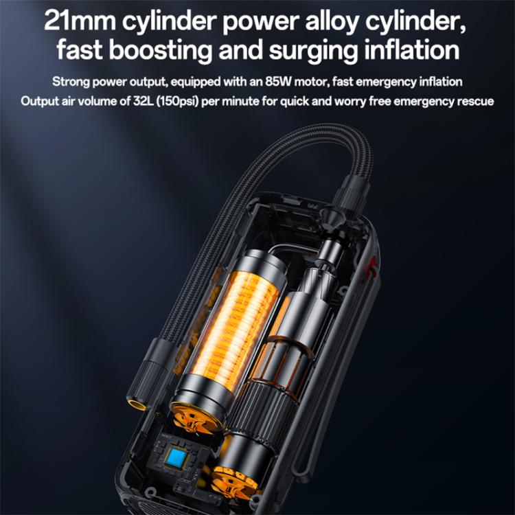 Yesido VC17 HD LED Display 85W Cordless Air Pump Car Tires Inflator, VC17