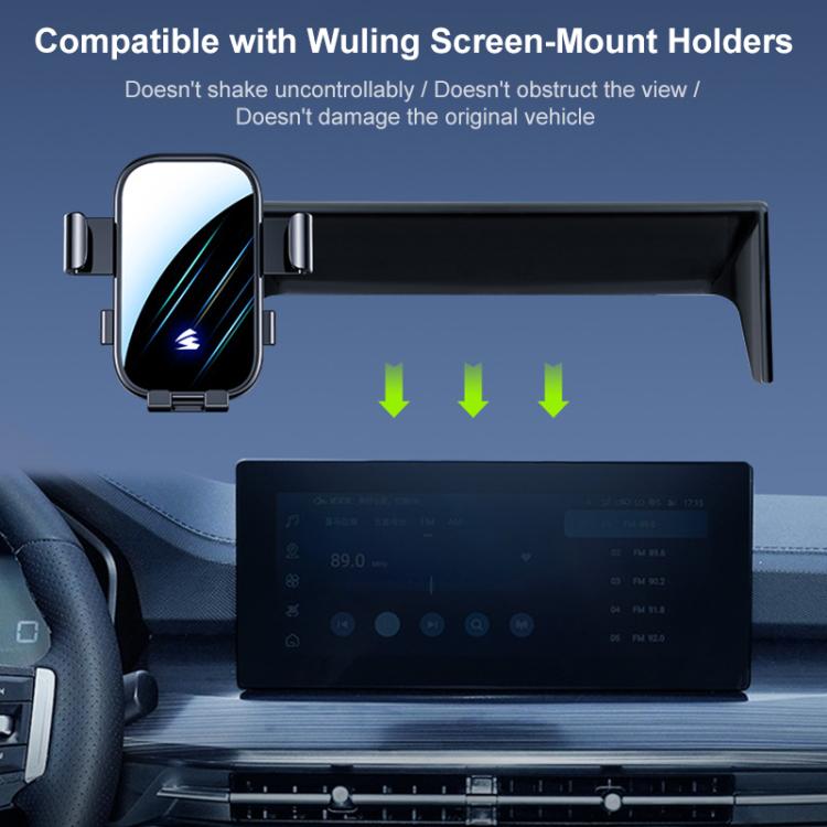Car Screen Phone Holder Mount with Extension Arm, For SGMW Hongguang NEV 24-25 8 inch, For SGMW Nebula 2023 10.25 inch, For SGMW Bingo Plus 2024 10.1 inch, For SGMW Starlight 23-25 15.6 inch, For SGMW Victory 20-23 10.25 inch, For SGMW Bingo Enjoy 2023...