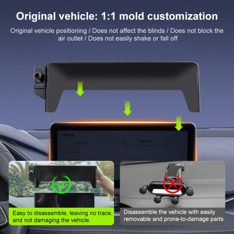 Car Screen Phone Holder Mount with Extension Arm, For Geely Preface L 2024 12.3 inch, For Geely Jiaji L 2023 12.3 inch, For Geely Jiaji 2019-2022 12.3 inch, For Geely Jiaji 2019-2021 10.25 inch, For Geely Boyue Cool 2023 13.2 inch                      ...