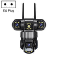 V380 3MP HD Panoramic 360 Degrees Triple Lens Wireless WiFi Surveillance Camera, EU Plug, US Plug