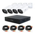 SriHome NVS007-AHD006B 2MP HD 4-CH XVR NVR Camera Network Video Recorder Kit, EU Plug, US Plug, UK Plug, AU Plug