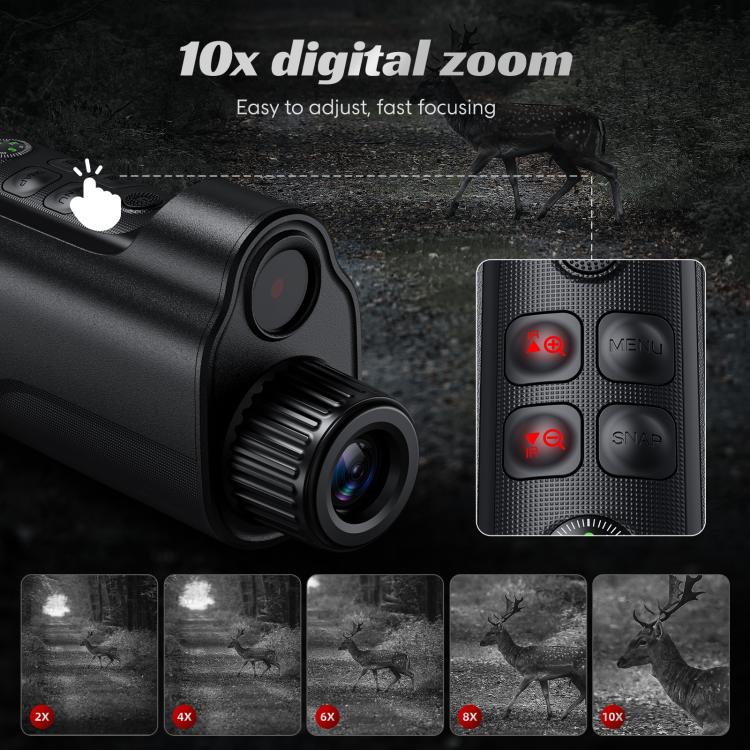 inskam 329 2MP HD Monocular Infrared Digital Night Vision Device with 2.0-inch Display, inskam329