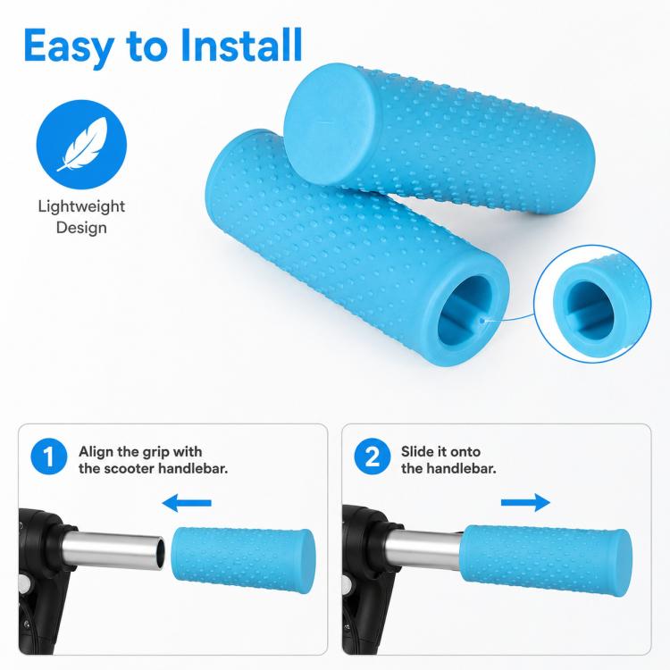Scooter Handlebar 22mm Anti-slip Silicone Protective Cover, For Xiaomi Mijia M365
