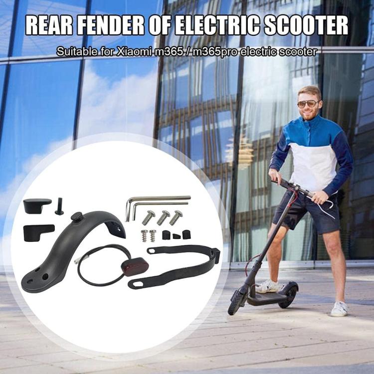 Electric Scooter Rear Fender with Hook Screw Tool, For Xiaomi Mijia M365