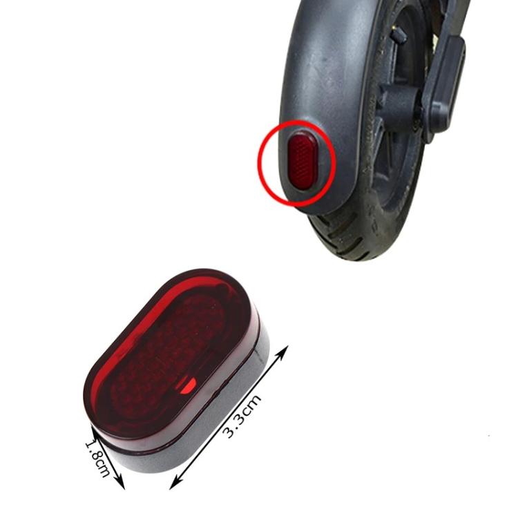 Electric Scooter Rear Fender Light Cover with Screws, For Xiaomi Mijia M365
