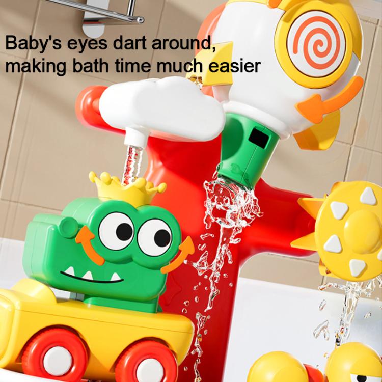 Baby Bath Water Play Shower Duck Interactive Toy Set, Battery, Rechargeable, Manual Version without Sprinkler
