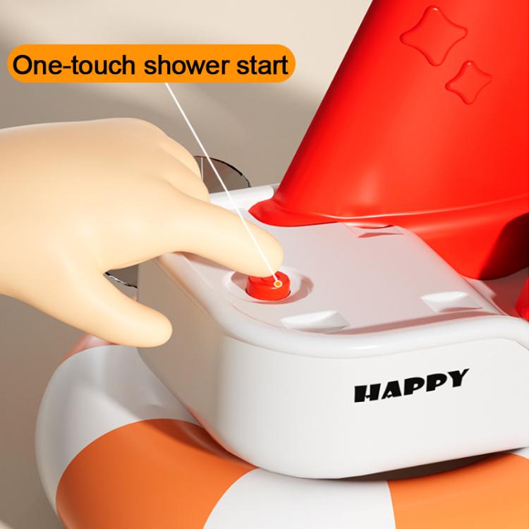 Baby Bath Water Play Shower Duck Interactive Toy Set, Battery, Rechargeable, Manual Version without Sprinkler