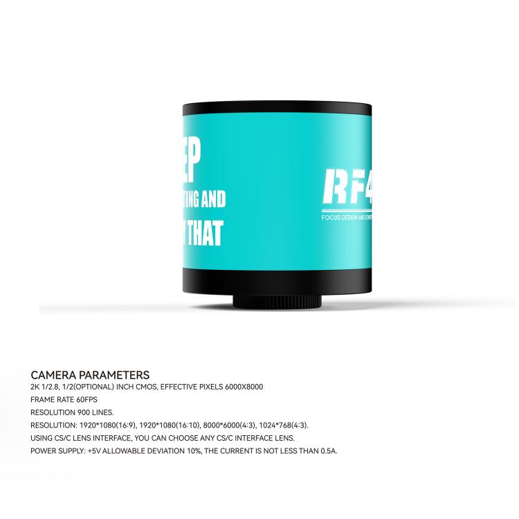 RF4 RF-2KC8 Lite 1080P HD High-Resolution Adjustable Camera for Trinocular Stereo Microscope, RF-2KC8 Lite