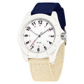 SANDA 6232 Simple 5ATM Waterproof Luminous Watch with Nylon Strap