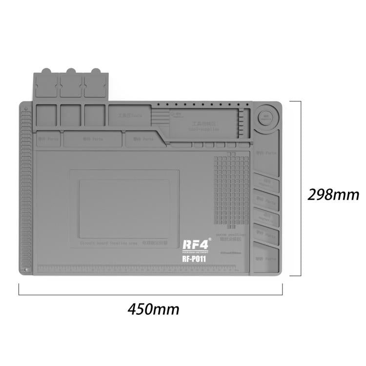 RF4 RF-PO11 High Temperature Resistant Insulating Maintenance Silicone Pad, RF-PO11