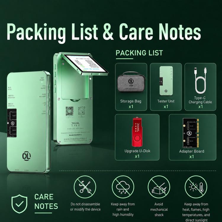 DL400 Pro iTestBox Display Touch Multi-Function Tester Set For Xiaomi, For Xiaomi