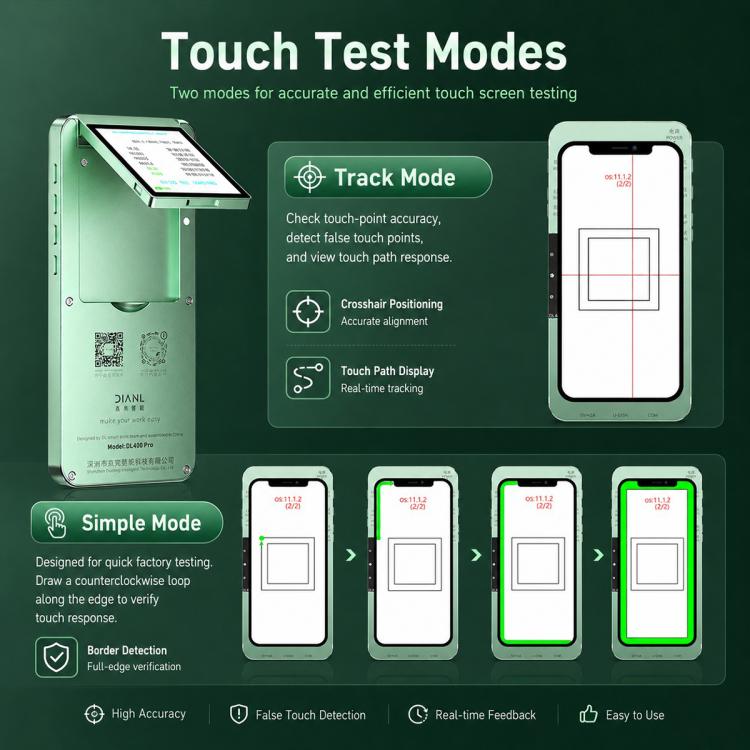 DL400 Pro iTestBox Display Touch Multi-Function Tester Set For Huawei, For Huawei