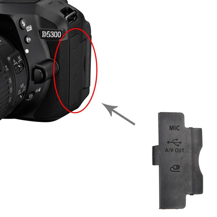 USB Cover Cap, For Nikon D5300