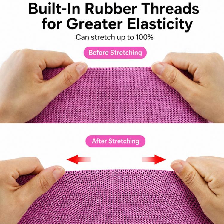 Knitted Yoga Resistance Band Glute Training Assistance Stretching Elastic Band, White Low Elasticity, Mint Low Elasticity, Pink High Elasticity, Pink Medium Elasticity, Black High Elasticity, Dark Green High Elasticity, Sky Blue High Elasticity        ...