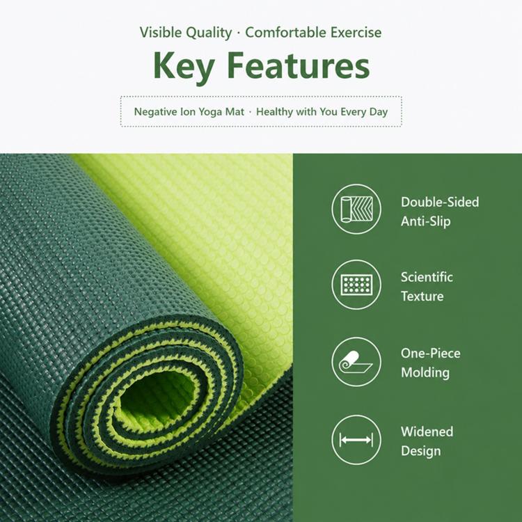 PVC Negative Ions Fitness Training Non-slip Mat