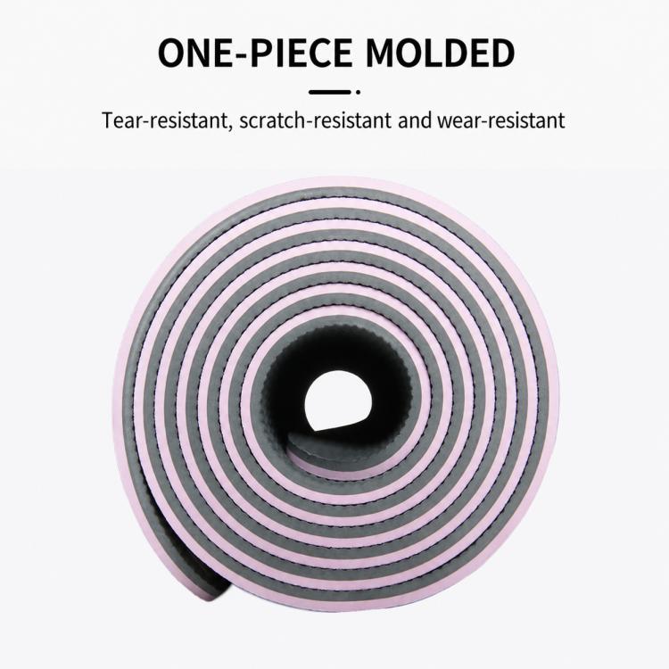 Double-Sided Non-slip Professional Silent Fitness Training Yoga Mat, 6mm