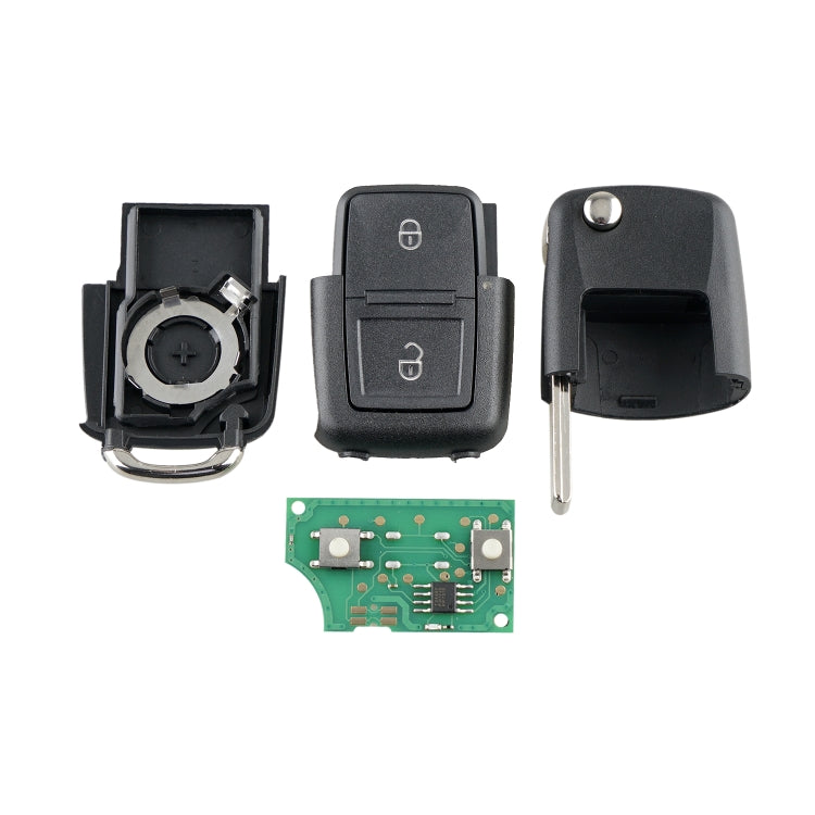 Car Key 1J0959753AG 48 Chip 434 Frequency for Volkswagen 2-button, For Volkswagen