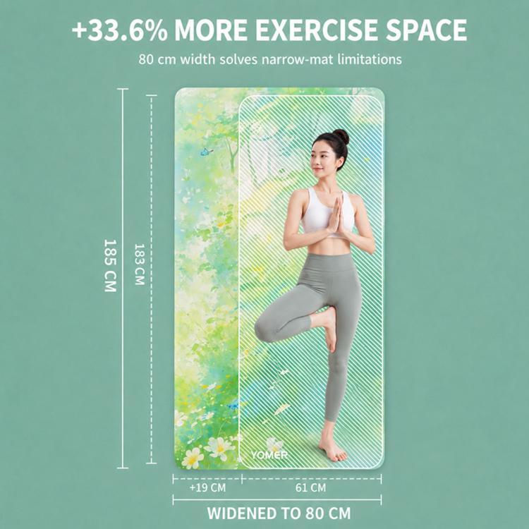 Double-Sided Anti-Slip Texture Thickened Soundproof Yoga Mat