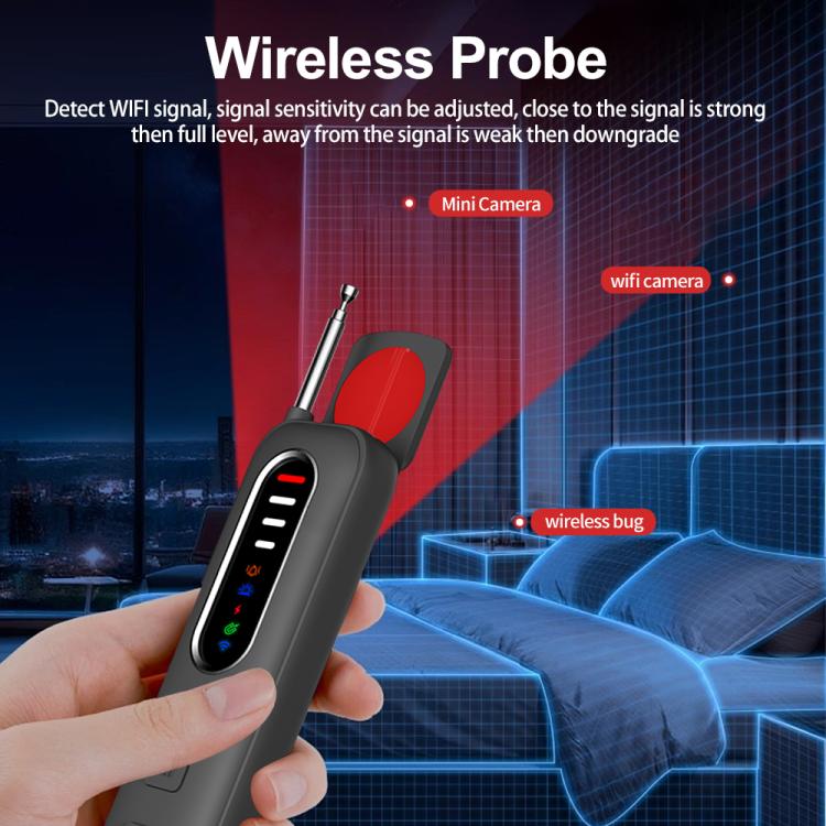 T012 Infrared Detection Privacy Camera RF Signal Detector for Hotel Privacy Protection