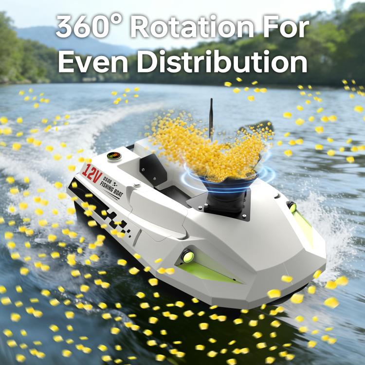 T2 Remote Controlled Feed Spreader for Fishing Bait Boats & Hook Delivery Boats