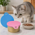 2pcs Pet Food Cans Sealed Silicone Lid