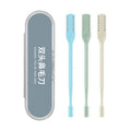 3pcs/Pack 360 Degree Rotating Double Blade Design Double Head Nose Hair Razor