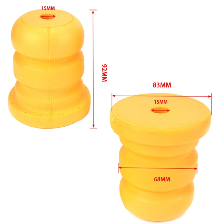 2 PCS Car Polyurethane Rear Shock Absorber 15039397 for Cadillac / Chevrolet, Rear