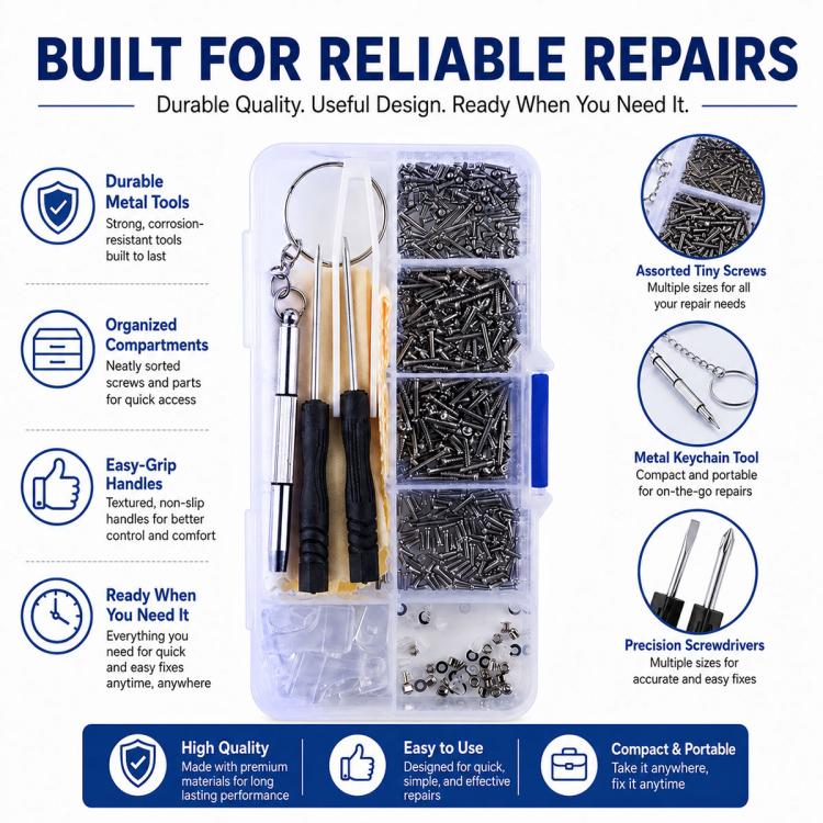 Watch Glasses Repair Screw Tool Set