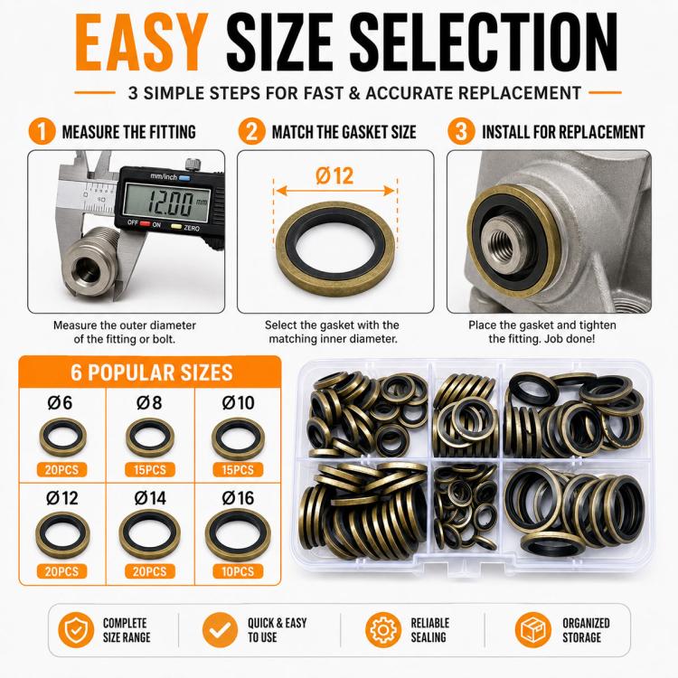 Seal Fixing Rubber Ring Flat Washer Insulating Spacers 100PCS