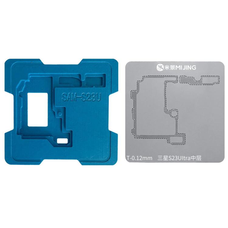 MIJING Z23 Middle-Level Tin-Planting BGA Reballing Platform Set, For Galaxy S25 5G, For Samsung Universal Base, For Galaxy S25+ 5G, For Galaxy S25 Ultra 5G, For Galaxy S24 Ultra 5G, For Galaxy S24+ 5G, For Galaxy S24 5G, For Galaxy S23 Ultra 5G        ...