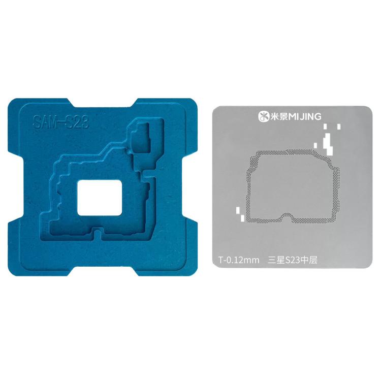 MIJING Z23 Middle-Level Tin-Planting BGA Reballing Platform Set, For Galaxy S25 5G, For Samsung Universal Base, For Galaxy S25+ 5G, For Galaxy S25 Ultra 5G, For Galaxy S24 Ultra 5G, For Galaxy S24+ 5G, For Galaxy S24 5G, For Galaxy S23 Ultra 5G        ...