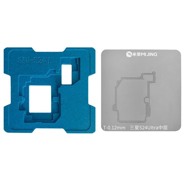 MIJING Z23 Middle-Level Tin-Planting BGA Reballing Platform Set, For Galaxy S25 5G, For Samsung Universal Base, For Galaxy S25+ 5G, For Galaxy S25 Ultra 5G, For Galaxy S24 Ultra 5G, For Galaxy S24+ 5G, For Galaxy S24 5G, For Galaxy S23 Ultra 5G        ...