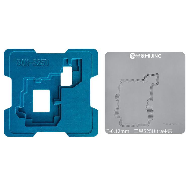 MIJING Z23 Middle-Level Tin-Planting BGA Reballing Platform Set, For Galaxy S25 5G, For Samsung Universal Base, For Galaxy S25+ 5G, For Galaxy S25 Ultra 5G, For Galaxy S24 Ultra 5G, For Galaxy S24+ 5G, For Galaxy S24 5G, For Galaxy S23 Ultra 5G        ...