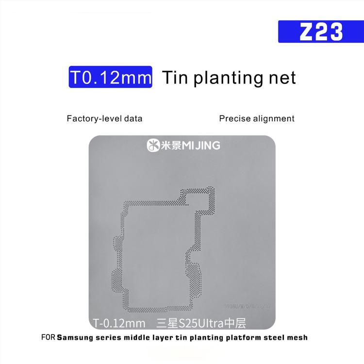 MIJING Z23 Middle-Level Tin-Planting BGA Reballing Platform Set, For Galaxy S25 5G, For Samsung Universal Base, For Galaxy S25+ 5G, For Galaxy S25 Ultra 5G, For Galaxy S24 Ultra 5G, For Galaxy S24+ 5G, For Galaxy S24 5G, For Galaxy S23 Ultra 5G        ...