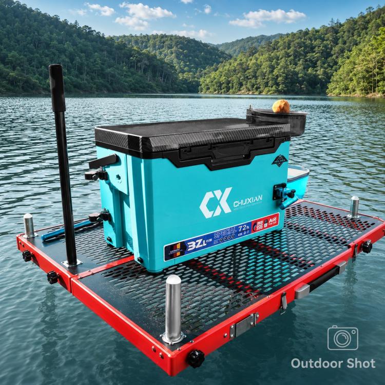 1 Pair Aluminum Alloy Foldable Umbrella Holder Mount Wind Resistant for Fishing Box