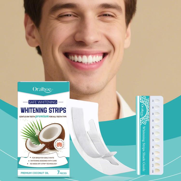 ORALHOE Fresh Oral Care Teeth Whitening Strips Set, Teeth Whitening Strips Set
