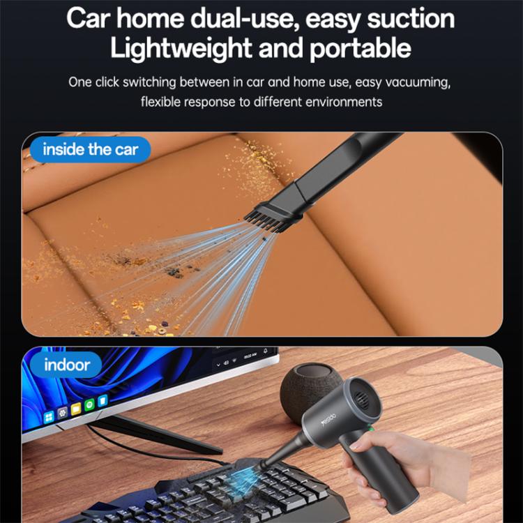 Yesido VC15 3-in-1 Cordless Vacuum Cleaner Dual-Use for Car & Home, VC15