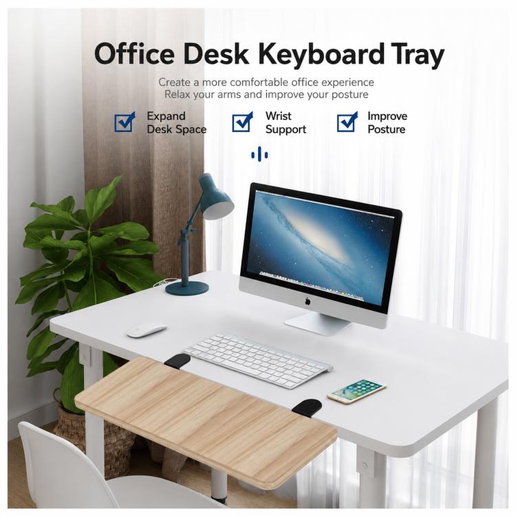 No-Drill Clamp-On Desktop Extension Tray Board Support Bracket, Regular Folding Style, Large Clip Folding Style, Regular Slide Rail Style, Adjustable Slide Rail Style, Rotatable Slide Rail Style, Drawer Clip Folding Style