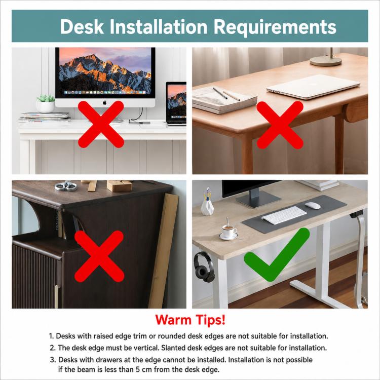 No-Drill Clamp-On Desktop Extension Tray Board Support Bracket, Regular Folding Style, Large Clip Folding Style, Regular Slide Rail Style, Adjustable Slide Rail Style, Rotatable Slide Rail Style, Drawer Clip Folding Style