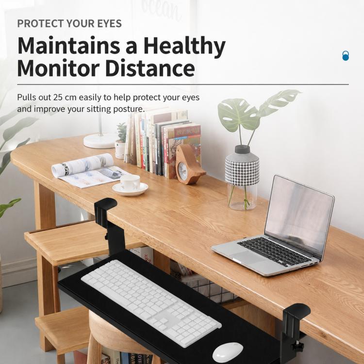 No-Drill Clamp-On Desktop Extension Tray Board Support Bracket, Regular Folding Style, Large Clip Folding Style, Regular Slide Rail Style, Adjustable Slide Rail Style, Rotatable Slide Rail Style, Drawer Clip Folding Style