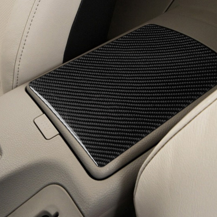 Car Carbon Fiber Central System Control Storage Box Decorative Sticker for Nissan 350z 2006-2009, Central System Control Storage Box