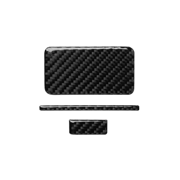 Car Carbon Fiber Central System Control Decorative Sticker for Nissan 350z 2006-2009, Central System Control